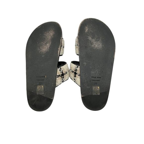 Anine Bing 'Sid' Black Sandals Size 9 - Picture 5 of 5